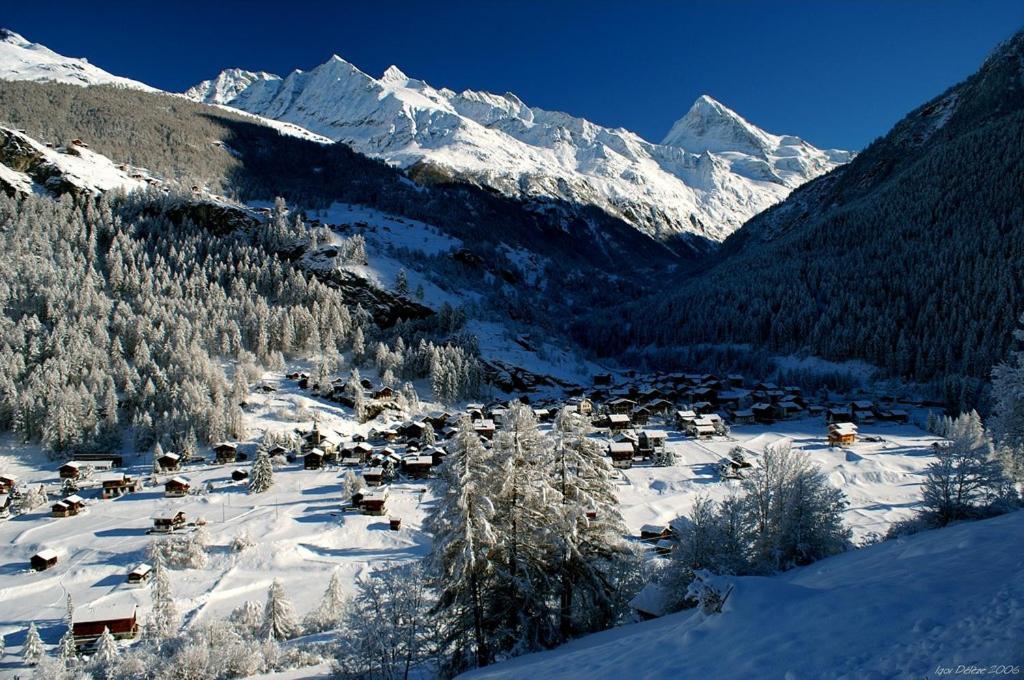 Hotel Dents De Veisivi Hauderes Экстерьер фото