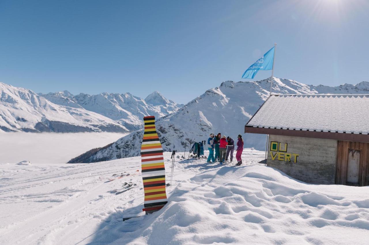 Hotel Dents De Veisivi Hauderes Экстерьер фото